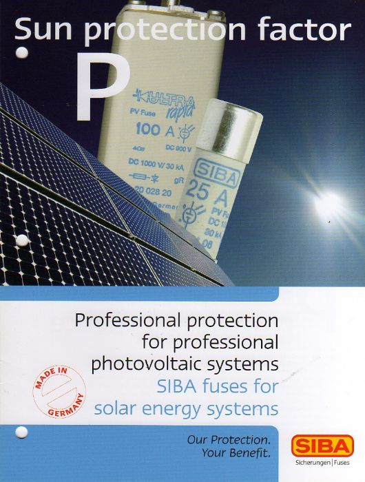 Fusibles Fotovoltaicos